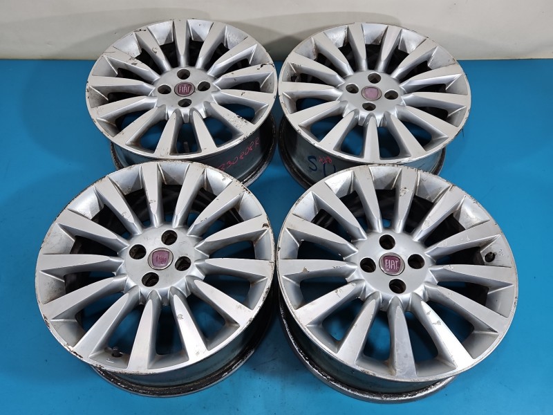 alufelgi felgi 17" komplet Fiat Bravo II R17 Szerokość felgi: 7.0", Rozstaw śrub: 4x98, Producent felg: FIAT, Kod...