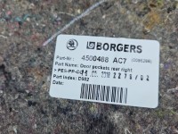 Tapicerka drzwi tył prawa boczek Skoda Kodiaq I