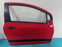 DRZWI PRZÓD PRAWE PASAŻERA Toyota Yaris II 3d czerwony 3P0