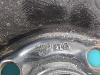 Koło zapasowe 15" dojazdowe dojazdówka Opel Meriva A Rozstaw śrub: 4x100, Continental, 185 mm, Profil opony: 60,...