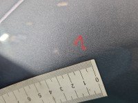 Błotnik przód lewy Renault Megane III niebieski TERNR - BLUE