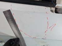 DRZWI PRZÓD PRAWE PASAŻERA Vw Golf VII 5d biały L0K1