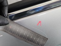 DRZWI PRZÓD LEWE KIEROWCY Renault Laguna III 5d srebrny TED69 - GREY