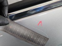 Drzwi przód lewe Renault Laguna III 5d srebrny TED69 - GREY