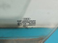 Szyba drzwi przód lewa Audi A8 D3 sedan