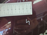 Błotnik przód lewy Citroen C4 picasso I 06-13 wiśniowy KHRD