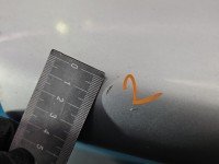 Klapa tył Honda Civic VI HB 5d srebrny