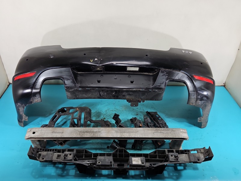 Zderzak tył Peugeot 508 I czarny KTVD sedan