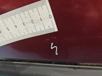 DRZWI PRZÓD PRAWE PASAŻERA Vw Golf III 5d bordowy