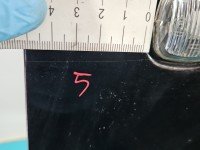 Błotnik przód prawy Skoda Roomster czarny LF9R