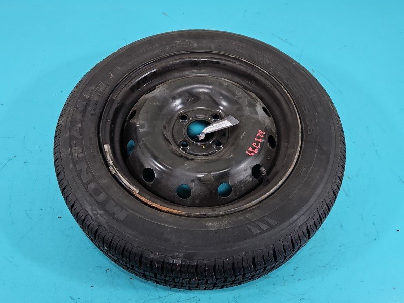 Koło zapasowe 15" dojazdowe dojazdówka Dacia Logan I 05-14 Rozstaw śrub: 4x100, Marka opon: inna, R15 185/65 4x100 2004R, 6J...