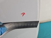 Drzwi tył prawe HYUNDAI i20 II 14-20 HB 5d biały POLAR WHITE BMS