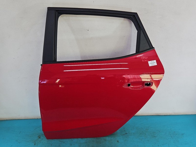 Drzwi tył lewe Seat Ibiza V KJ 6F HB 5d czerwony LS3H Drzwi tył lewe Seat Ibiza V KJ 6F HB 5d czerwony LS3H