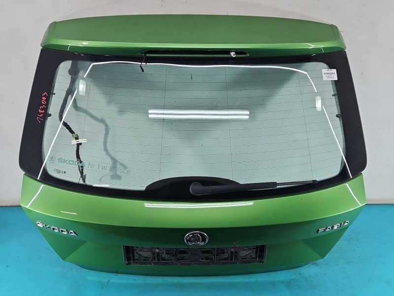 Klapa tył Skoda Fabia III HB 5d zielony LF6Z Klapa tył Skoda Fabia III HB 5d zielony LF6Z