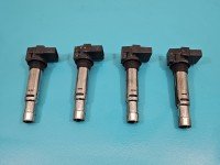 Cewka zapłonowa Skoda Fabia I 0986221023 1.4 16V 4szt. 2× BOSCH. 2× NGK