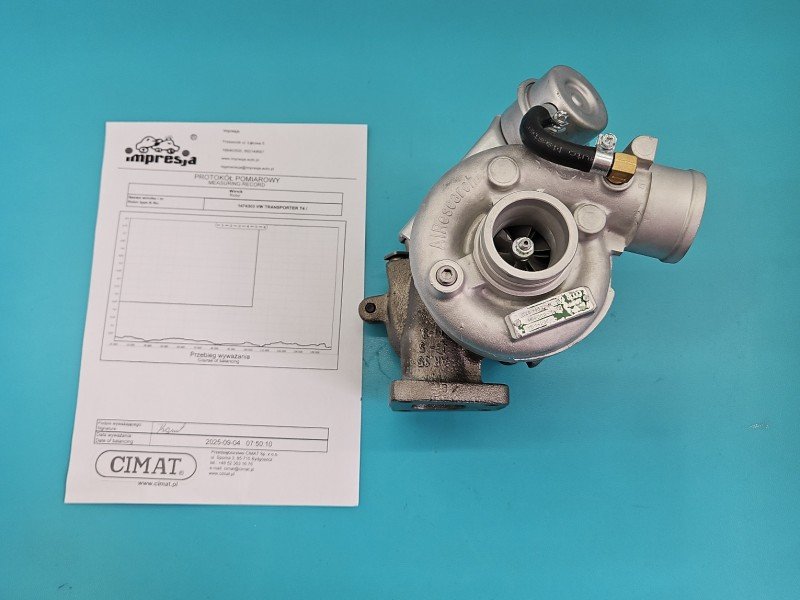 Turbosprężarka Regenerowana Vw Transporter T4 454002-1, 028145701E, YC1425F 1.9 TDi 90KM