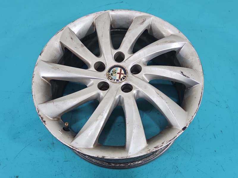 Felga aluminiowa 17" Alfa romeo Giulietta alufelga Szerokość felgi: 7.5", Rozstaw śrub: 5x110, Odsadzenie (ET): 41, srebrny,...