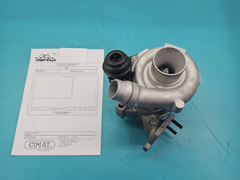 Turbosprężarka Regenerowana Opel Vivaro 2.0 cdti 90KM 762785-3, H8200466021/766344, LAT08435R