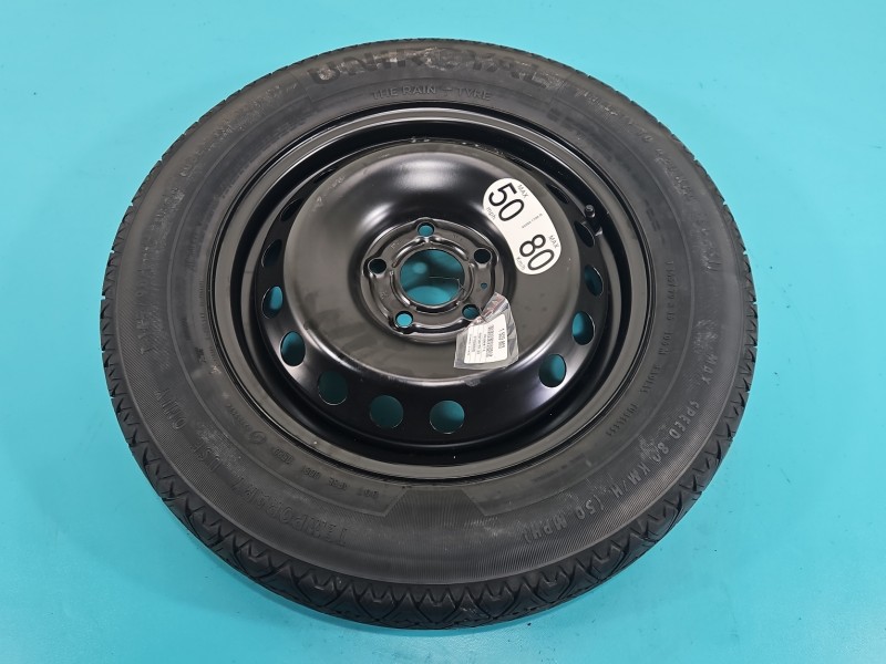 Koło zapasowe 16" dojazdowe dojazdówka Renault Kadjar 5x114.3, Uniroyal, 145 mm, Profil opony: 90, Kod producenta: RK4,...