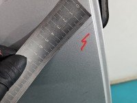 Drzwi tył prawe Mercedes W245 HB 5d srebrny 761