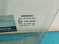 Szyba drzwi przód lewa Nissan Note II E12 HB