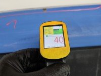 Drzwi tył lewe Renault Trafic II HB 5d niebieski DV489