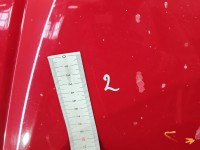 Maska przednia Audi A4 B7 czerwony LY3J