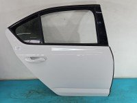 Drzwi tył prawe Skoda Octavia III HB 5d biały LF9E