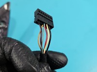 Lusterko lewe Vw Golf VI 6pin, źle spasowana obudowa SREBRNY LA7W TYLKO KOMBI europa