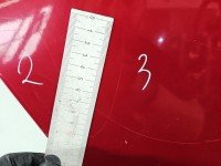 Drzwi tył prawe Peugeot 5008 HB 5d bordowy LKRD