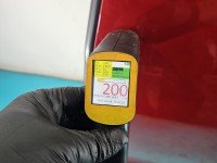 Drzwi tył lewe Seat Leon III 12- HB 5d bordowy LS3Q