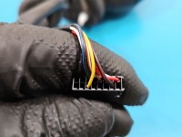 Lusterko lewe Audi A3 8V elektryczny, Europejska, Kod lakieru: LY9B, 6pin. Rysy, odprysk lakieru / SEDAN europa