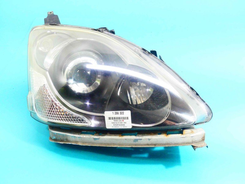 Reflektor prawy lampa przód Honda Civic VII EUROPA