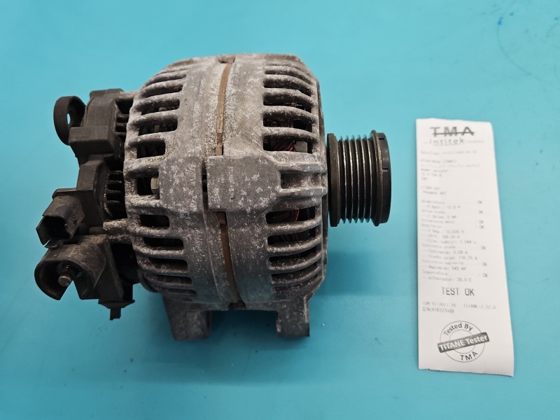 TEST Alternator Peugeot 407 9646477580, 0124525034 2.0 16V