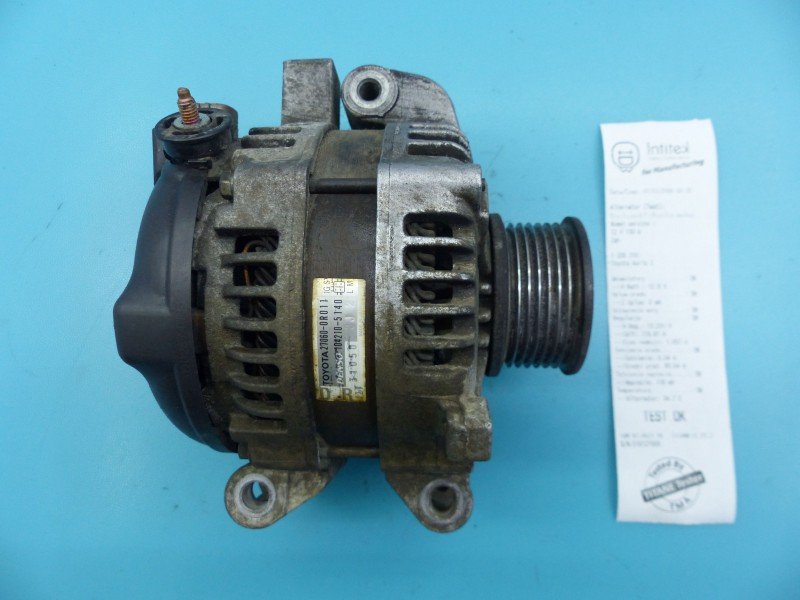 TEST Alternator Toyota Auris I 27060-0R011, 1042105140 2.0 D4D