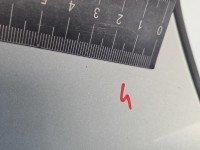 Drzwi tył prawe Vw Golf VI HB 5d srebrny LR7L