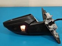 Lusterko lewe VOLVO S60 II 10- elektryczny, Europejska, 614-46, 13pin . uszkodzona obudowa europa