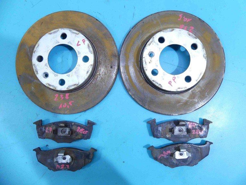 Tarcze hamulcowe przód klocki Seat Arosa 1.0 mpi