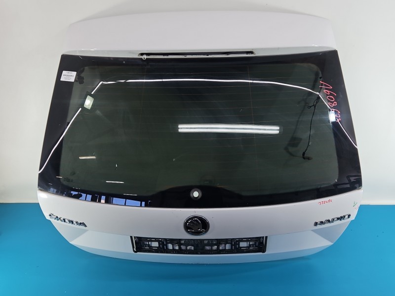 Klapa tył BAGAŻNIKA SZYBA Skoda Rapid HB 5d LF9E