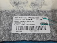 Wykładzina DYWAN PODŁOGA Peugeot 3008 II 9810686980, 98176588ZD, 98114546ZD