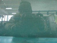 Szyba drzwi przód lewa Lada Kalina 04-09 sedan