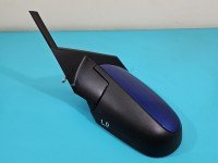 Lusterko lewe pin Mitsubishi Colt Z30 VI 04- HB 5d kolor niebieski europa