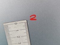 Błotnik przód prawy Mercedes CLS C219 W219 srebrny 775U IRIDIUM SILVER - METALLIC FINISH C775