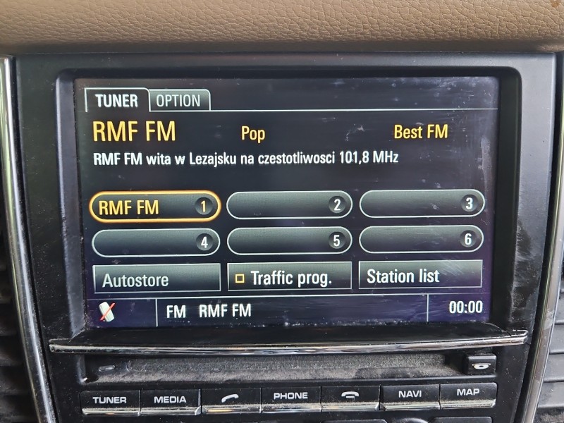 Radio fabryczne Porsche Panamera I 970 7PP919193BK, 7PP035593B radioodtwarzacz