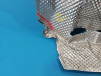 Osłona Mercedes, Europejska, zagięta OSŁONA TERMICZNA ŚRODKOWA Mercedes CLA C118 X118 1.3b