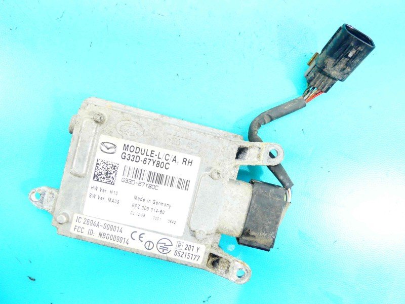 Sterownik moduł IMPRK1068236, G33D-67Y80C, Europejska, ASYSTENT ZMIANY PASA Mazda 6 II GH G33D-67Y80C