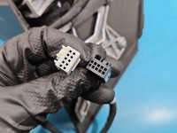 Lusterko lewe Mercedes W246 srebrny, malowana, elektryczny, Europejska, Kod lakieru: 761, Składane elektrycznie, martwe...