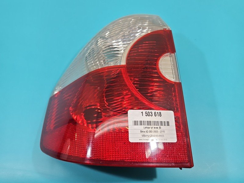 Lampa tył lewa Z BŁOTNIKA pęknięta obudowa żarówki Bmw X3 e83 HB