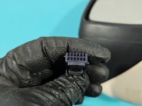 Lusterko lewe Renault Captur I elektryczny, Europejska, Kod lakieru: 0VD16, Rysy na obudowie, 7pin europa