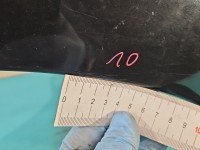 Błotnik przód prawy Peugeot 207 czarny EXL